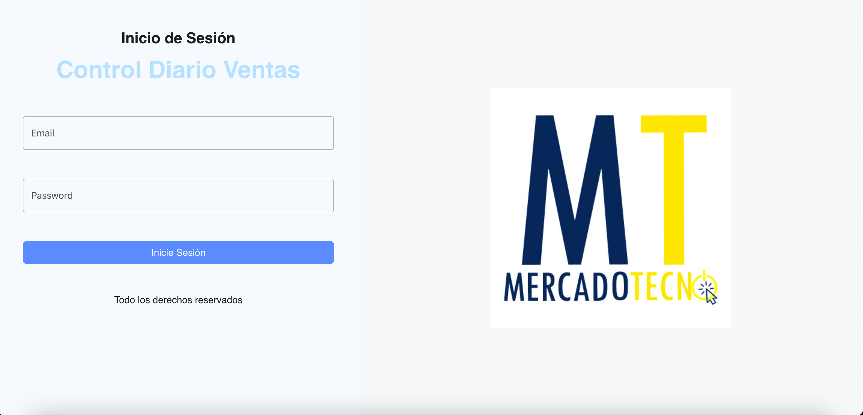 Control diario Ventas